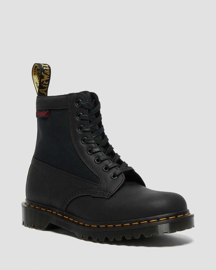 Dr Martens Vintersko Herre Svart 1460 Panel Made In England Læder Lace Up 0936UJQAO